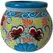 Talavera 16.5" Bella Especial Esfera Pot Lite Blue