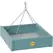 Birds Choice Square Hanging Platform Feeder Recycled Plastic Lake Blue