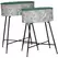 Deer Park Oval Palmetto Planter Set of 2