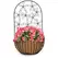 Deer Park Multi-Daisy Wall Planter w/ Coco Liner Black