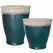 MCarr 30pc Flat Rim Planter Pallet Volcanic Falling Green