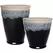 MCarr 30pc Flat Rim Planter Pallet Volcanic Glossy Black