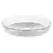 Panacea 8" diam Clear Plastic Saucer