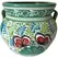 Talavera 10" Bella Especial Michoacana Pot Teal