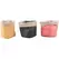 VCS 5" Faux Leather Planters