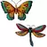 VCS 16" Geometric Butterfly Dragonfly