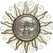 VCS 28" Silver & Gold Sun