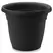 Crescent 10" Emma Planter Black