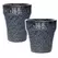 MCarr 30pc Smooth Planter Pallet Falling Black