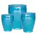 MCarr 15pc Tall Smooth Planter Pallet Ultra Marine