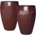 MCarr 15pc Ribbed Planter Pallet Redwine