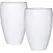 MCarr 15pc Ribbed Planter Pallet White