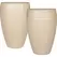 MCarr 15pc Ribbed Planter Pallet Yellow Cream