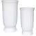MCarr 8pc Tall Scallop Planter Pallet White
