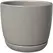 Southern Patio 12" Ceramic Ana Pot Grey