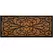 DHTG 18"x48" Deluxe Design Scroll Mansion Rubber Backed Coir Outdoor Doormat