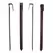 Valley View 1" x 4" Poly Board Metal Stake Brown