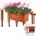 Apollo 20" Adjustable Railing Planter Terra Cotta