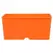 SunPack 5"x5" Heavy Duty Square Pot Orange