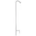 Panacea 84" Black Single Shepherds Hook