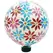Gardener Select 10" Blue Red Orb Glass Garden Globe