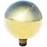 Gardener Select 10" Metallic Golden Orb Glass Garden Globe