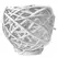Gardener Select 6"x6.25"H White Willow Round Planter 24/CS