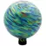 Gardener Select 10" Blue Green Swirl Planet Glass Garden Globe