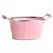 Gardener Select 6" Zinc Oval Planter with Handles Pink 6.1"x3.5"x3.2"