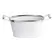 Gardener Select 6" Zinc Oval Planter with Handles White 6.1"x3.5"x3.2"