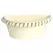 Gardener Select 10" Zinc Half Round Planter Cream 9.8"x5.9"x3.9"