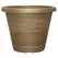 Grower Select 17.20 Rattan Rolled Rim Planter Antique Brass 20/CS