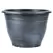 Grower Select 10.00 Tara Pot Silver Wash 6.5 Liter 1.72gal 48/CS - 10.83in OD x 7.68in H LF1102