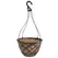 Grower Select 14.00 Cocolined Lattice Hanging Basket With Hanger, Silver, 20 per Case, 14in H x 8in H, 3 Gallon