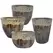 MCarr 26pc Mixed Planter Pallet Volcanic Falling Brown