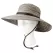 Sloggers Womens Braided Hat Earth Brown Medium UPF 50+