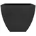 Tusco 20" Modern Square Planter Black