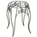 Panacea 15" Plant Stand With Finial Black