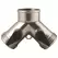Melnor 2 Way Metal Hose Connector W/ Shut Off Valves