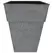 HC 13" Avino Square Planter Oxidized Black Listo