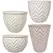 MCarr 26pc Chevron Planter Pallet White