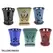 MCarr 6pc Tall Orchid Pot 3 Styles Mix Asst