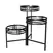 Panacea 20" Mission 3 Tier Folding Plant Stand Black