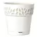 Deroma 5.9" Leaf Pot Premium Plastic White