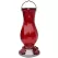 Friends of Flight 29oz Red Twisted Glass Hummingbird Feeder with Copper Metal Base