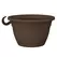 HC 12" Eclipse Round Hanging Basket Chocolate