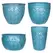 MCarr 26pc Fleur De Lis Planter Pallet Ultra Marine