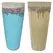 MCarr 15PC Tall Round Pltr Plt Mixed Colors