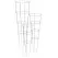Oregon Wire Econo Plant Cage - 33", 3 Legs, 3 Rings Rings(7.5, 9.5, 11.5) 11.5 Ga Galv