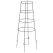 Oregon Wire Sturdy Plant Cage - 44" 4 Legs With Foot Pegs, 4 Rings, 2.5 Ga Galvanized Wire